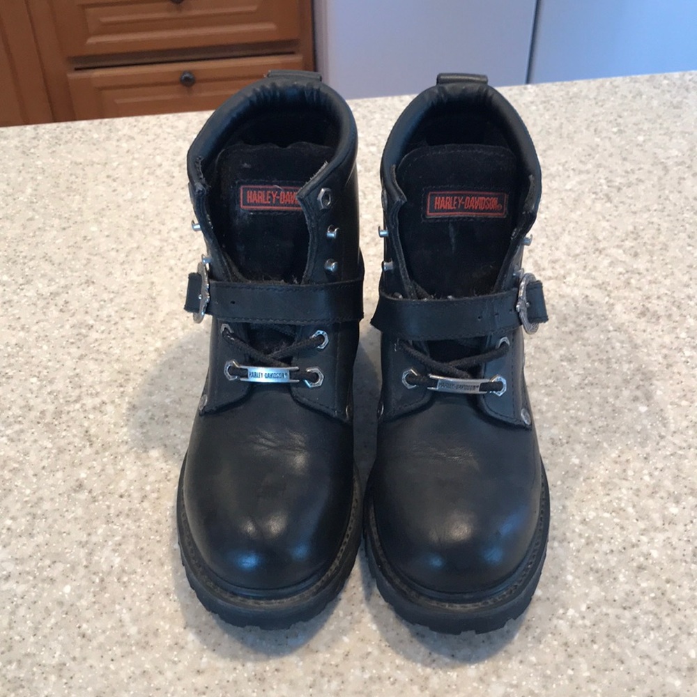 Harley Davidson riding boots size 8 EUC